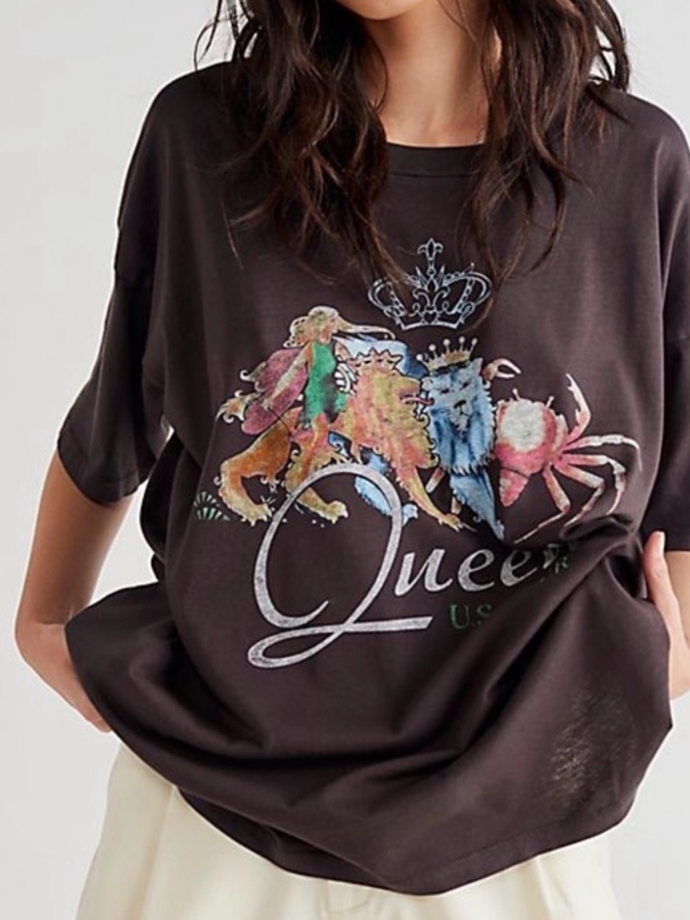 Daydreamer Queen U.S. Tour Graphic Band Tee XS Gray Women’s